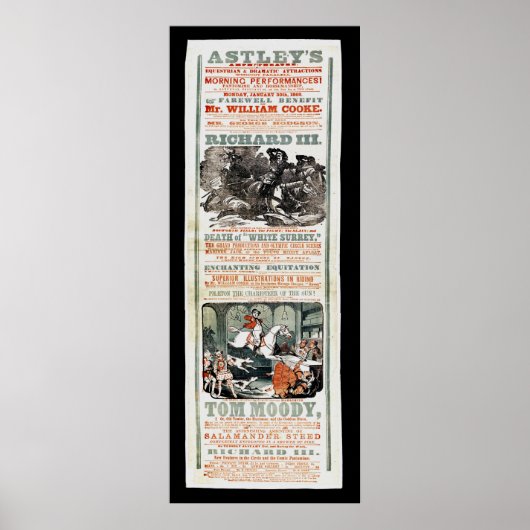 ウィリアム・クーク氏の別れの利益 ポスター (正面)