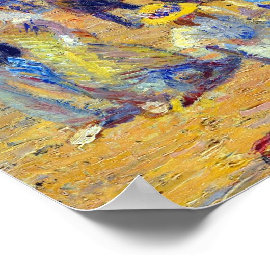 ウィリアム・グラックスが海岸で群衆 ポスター (角)