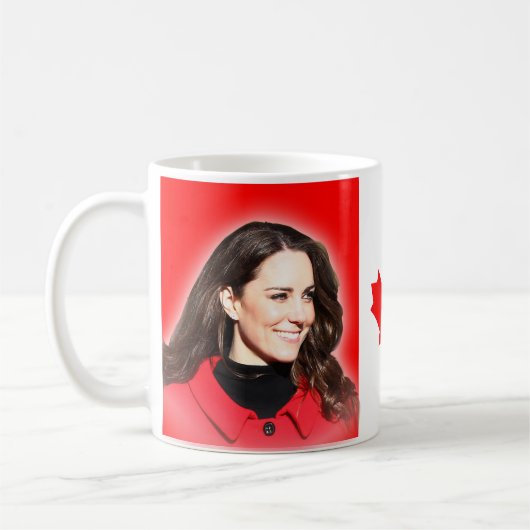 ウィリアム&ケイトカナダマグ コーヒーマグカップ (左)