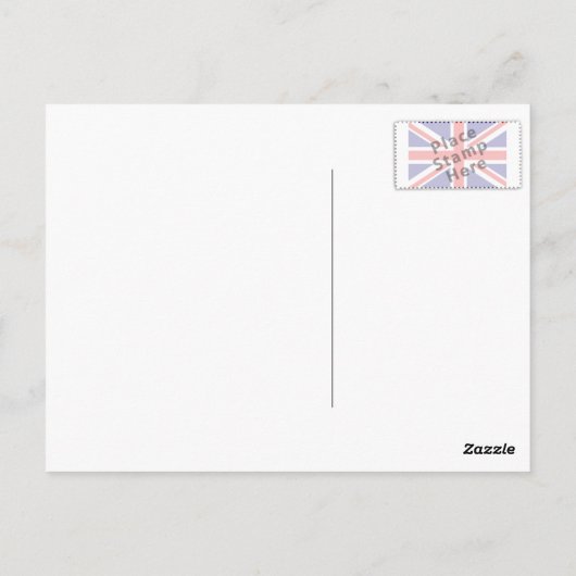 ウィリアム&ケイト王室のの結婚キスはがき ポストカード (裏面)