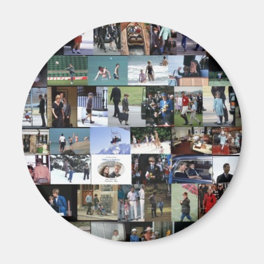 ウィリアム・コレクション画像 マグネット (正面)