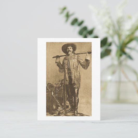 ウィリアム・コーディ – フロントティアーズマン(セピア) ポストカード (スタンド正面)