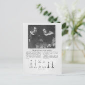 ウィリアム・シェイクスピアとベン・ジョンソン ポストカード (スタンド正面)