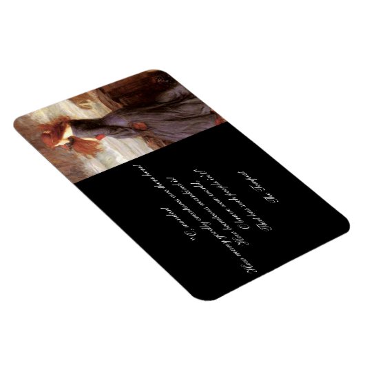 ウィリアム・シェイクスピアのザ・テンペスト引用文 マグネット (右側)