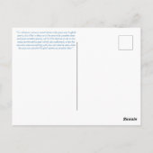 ウィリアム・シェイクスピアのポストカード ポストカード (裏面)