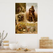 ウィリアム・シェイクスピアのマクベスのトーマス・W・キーン ポスター (キッチン)