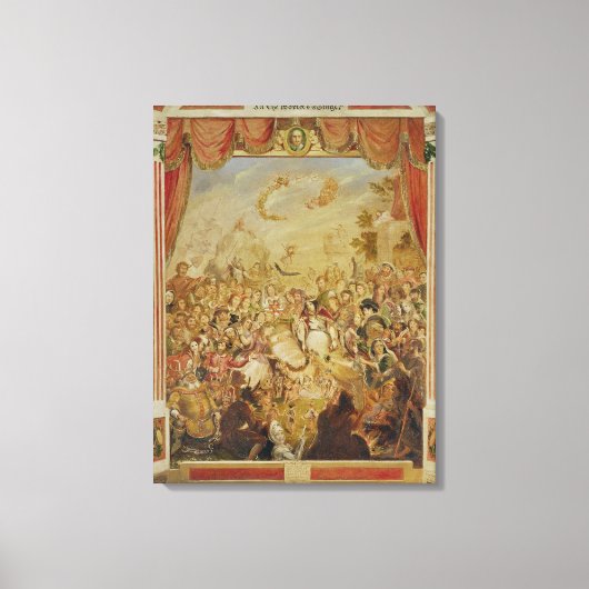 ウィリアム・シェイクスピアの初登場(1564年 – キャンバスプリント (正面)
