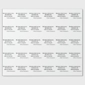 ウィリアム・シェイクスピアの活気づけるな引用文 ラッピングペーパー (フラット)