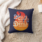 ウィリアム・シェイクスピアの激しい地獄は空です クッション (ブランケット)