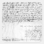 ウィリアム・シェイクスピアの署名, 1616 スクエアシール (正面)