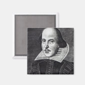 ウィリアム・シェイクスピアポートレート マグネット (正面/裏面)