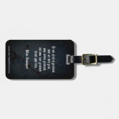 ウィリアム・シェイクスピア引用文 – グレアネス ラゲッジタグ (正面横)