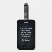 ウィリアム・シェイクスピア引用文 – グレアネス ラゲッジタグ (裏面縦)