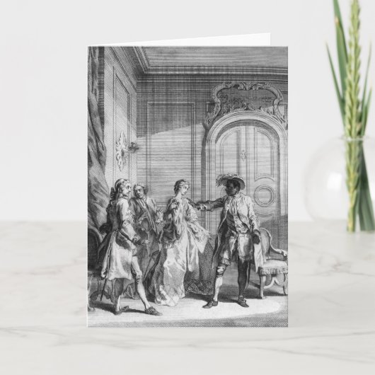 ウィリアム・シェイクスピア著「Othello」からの場面 カード (正面)