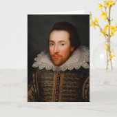 ウィリアム・シェイクスピア カード (黄色い花)