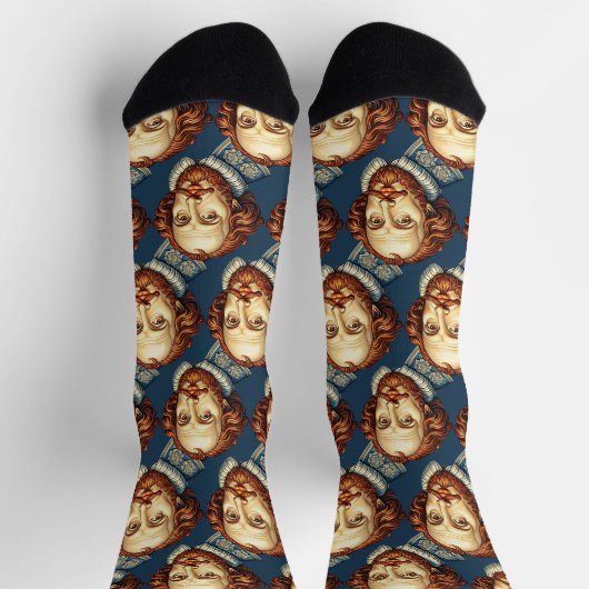 ウィリアム・シェイクスピア・クルーソックス ソックス (上部)