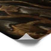 ウィリアム・シェイクスピア・コベポートレート1610年頃 ポスター (角)