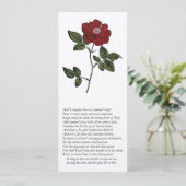 ウィリアム·シェイクスピア『ソネ18』 招待状 (スタンド正面)