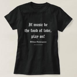 ウィリアム・シェイクスピア 愛の引用 L2 Tシャツ