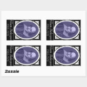 ウィリアム・シェイクスピア 長方形シール (シート)