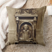 ウィリアム・シェイクスピア(1564-1616年)およびinscriのバスト クッション (ブランケット)