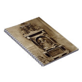 ウィリアム・シェイクスピア(1564-1616年)およびinscriのバスト ノートブック (右側)