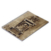 ウィリアム・シェイクスピア(1564-1616年)およびinscriのバスト ノートブック (左側)