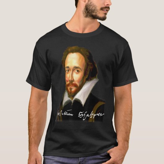 ウィリアム・シェイクスピア Tシャツ (正面)