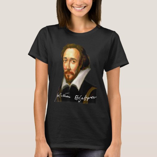 ウィリアム・シェイクスピア Tシャツ (正面)