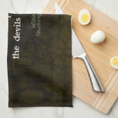 ウィリアム・シェークスピアユーモアのある・ウィットの引用 キッチンタオル (四つ折り)