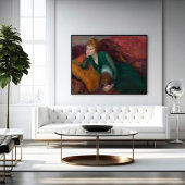 ウィリアム・ジェームス・グラクンズ・グリーンの若い女性 ポスター