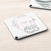 ウィリアム・ジェームズの飲み物のコースターセット コースター (左側)