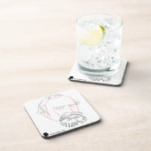 ウィリアム・ジェームズの飲み物のコースターセット コースター (右側)