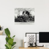 ウィリアム・ジャスパー軍曹の英雄的行為 ポスター (ホームオフィス)