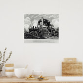 ウィリアム・ジャスパー軍曹の英雄的行為 ポスター (キッチン)