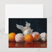 ウィリアム・ジョセフ・マクロスキーによる《包まれたオレンジ》 ノートカード (正面/裏面)