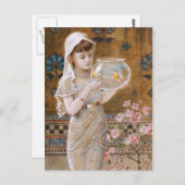 ウィリアム・スティーブン・コールマン：金魚の鉢 ポストカード (正面/裏面)