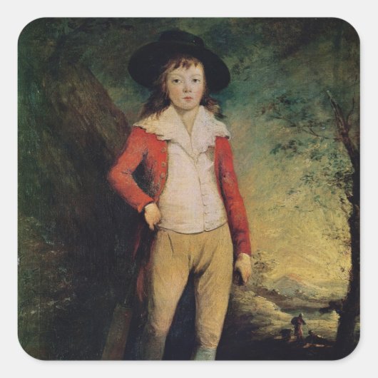 ウィリアム・セワードポートレート スクエアシール (正面)