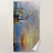 ウィリアム・ターナー – ザ・ファイティング・テメレール ビーチタオル (正面)