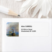 ウィリアム・ターナー – ザ・ファイティング・テメレール ラベル (インサイチュ)