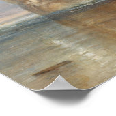 ウィリアム・ターナー・ザ・ファイティング・テ絵画メレールの芸術 ポスター (角)