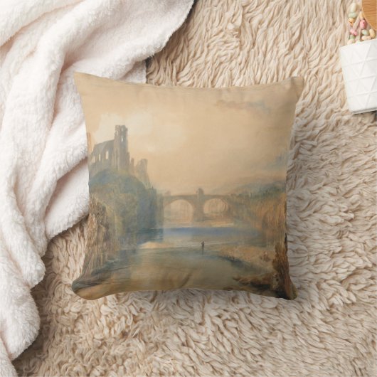ウィリアム・ターナー・バーナード城 クッション (ブランケット)