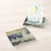 ウィリアム・ターナー – ベルロックライトハウス ガラスコースター (アングル)