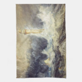 ウィリアム・ターナー – ベルロックライトハウス キッチンタオル (縦)