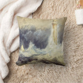 ウィリアム・ターナー – ベルロックライトハウス クッション (ブランケット)