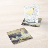 ウィリアム・ターナー – ベルロックライトハウス スクエアペーパーコースター (インサイチュ)