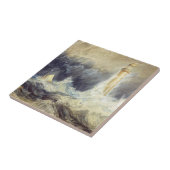 ウィリアム・ターナー – ベルロックライトハウス タイル (側面)