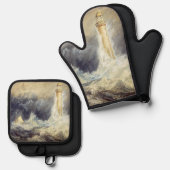 ウィリアム・ターナー – ベルロックライトハウス 鍋つかみ&鍋敷きセット (正面/裏面)
