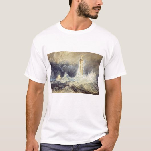 ウィリアム・ターナー - ベルロック灯台 Tシャツ (正面)
