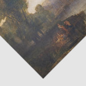 ウィリアム・ターナー - リッチモンドの丘と橋の眺め 薄葉紙 (詳細)